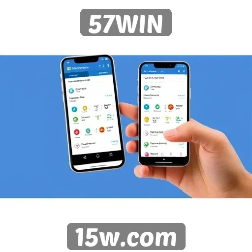 Experiência do usuário no 57WIN em dispositivos móveis